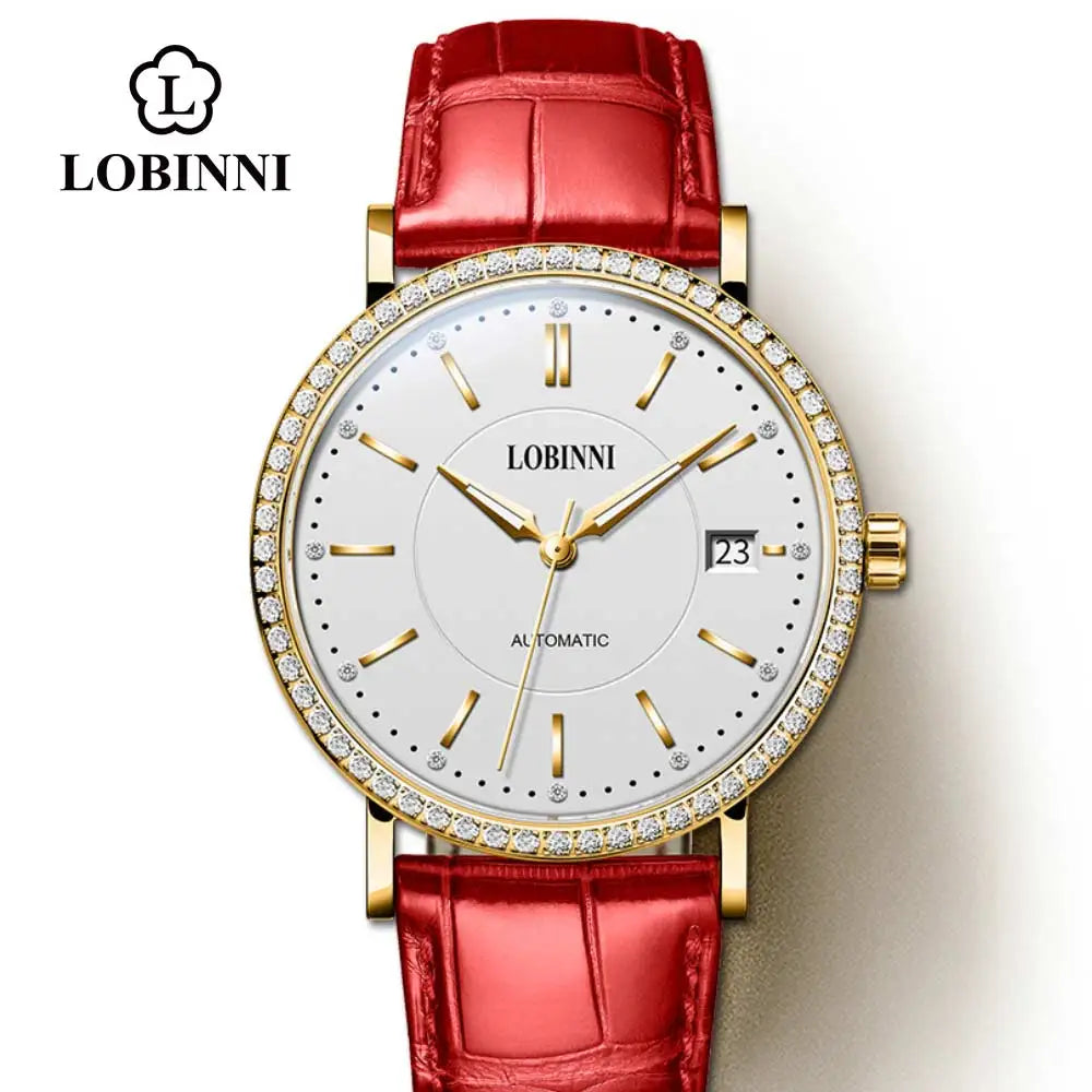 Lobinni Women’s Luxury Mechanical Watch – Swiss Automatic