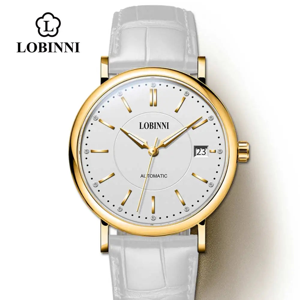 Lobinni Women’s Luxury Mechanical Watch – Swiss Automatic