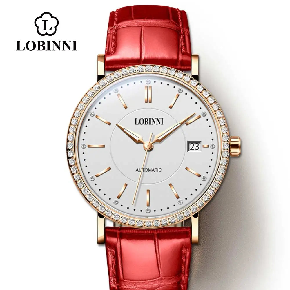 Lobinni Women’s Luxury Mechanical Watch – Swiss Automatic
