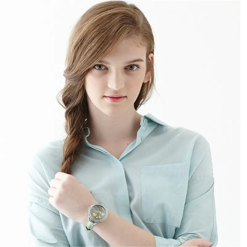 M:N: 3D Bird Girl Women’s Quartz Watch – Artistic Gift