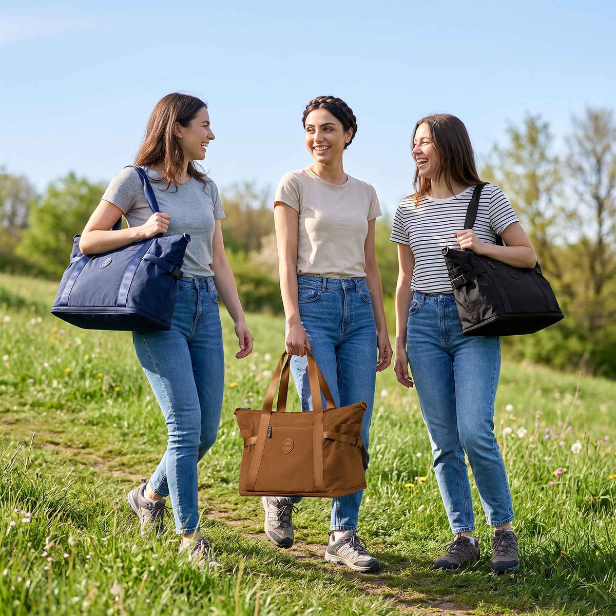 Expandable Weekender Bag with Shoe Compartment – lifestyle image 4