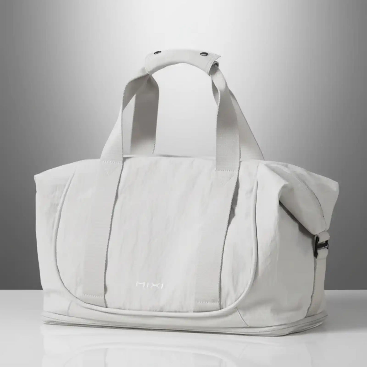 Mixi Foldable Large Travel Tote Bag in Light Gray – product image 5