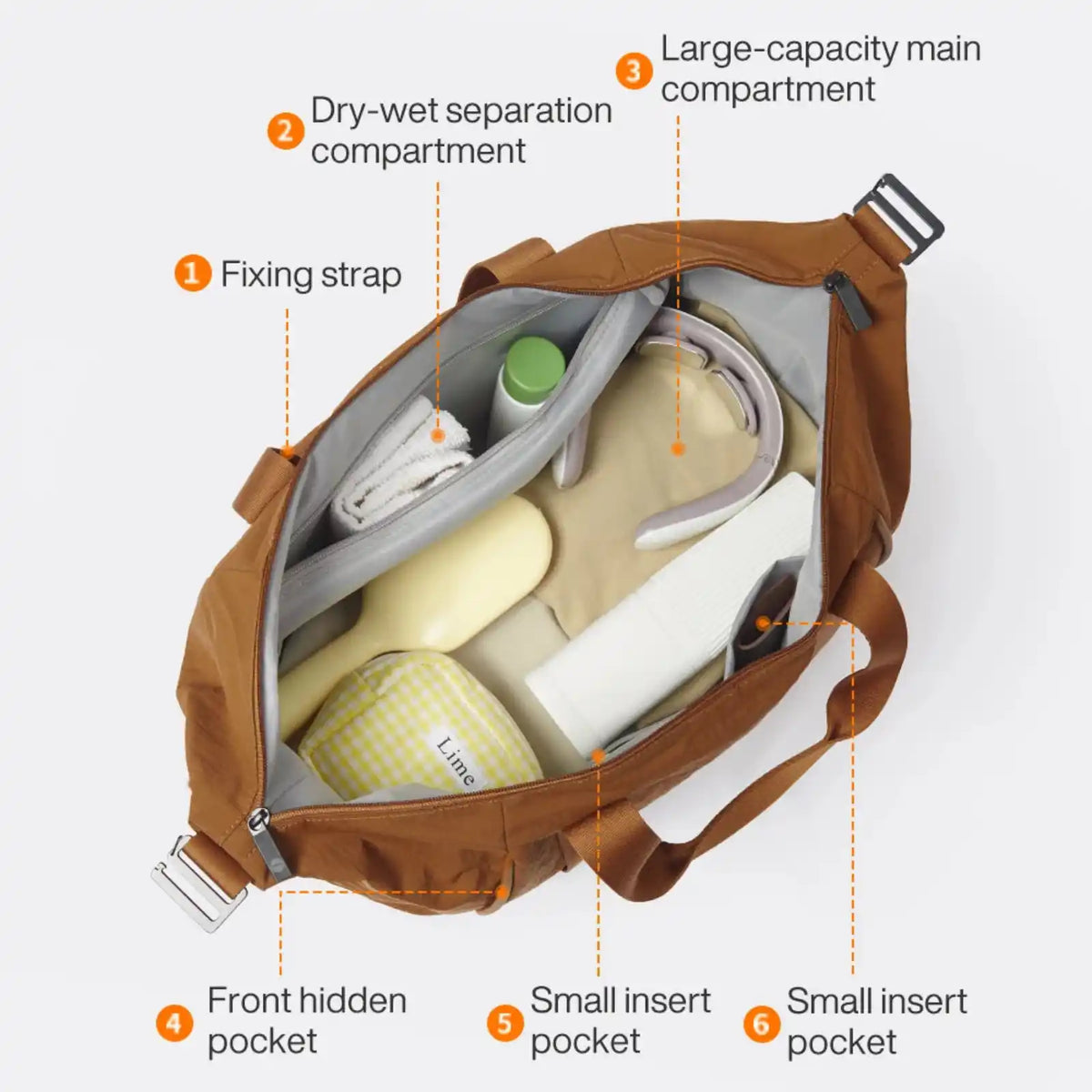 Mixi Foldable Large Travel Tote Bag – product image 11