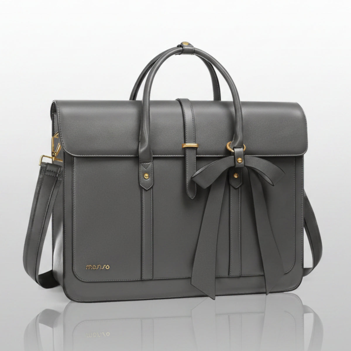 MOSISO Women’s PU Leather Laptop Tote Bag Smash Price Shop Laptop Tote
