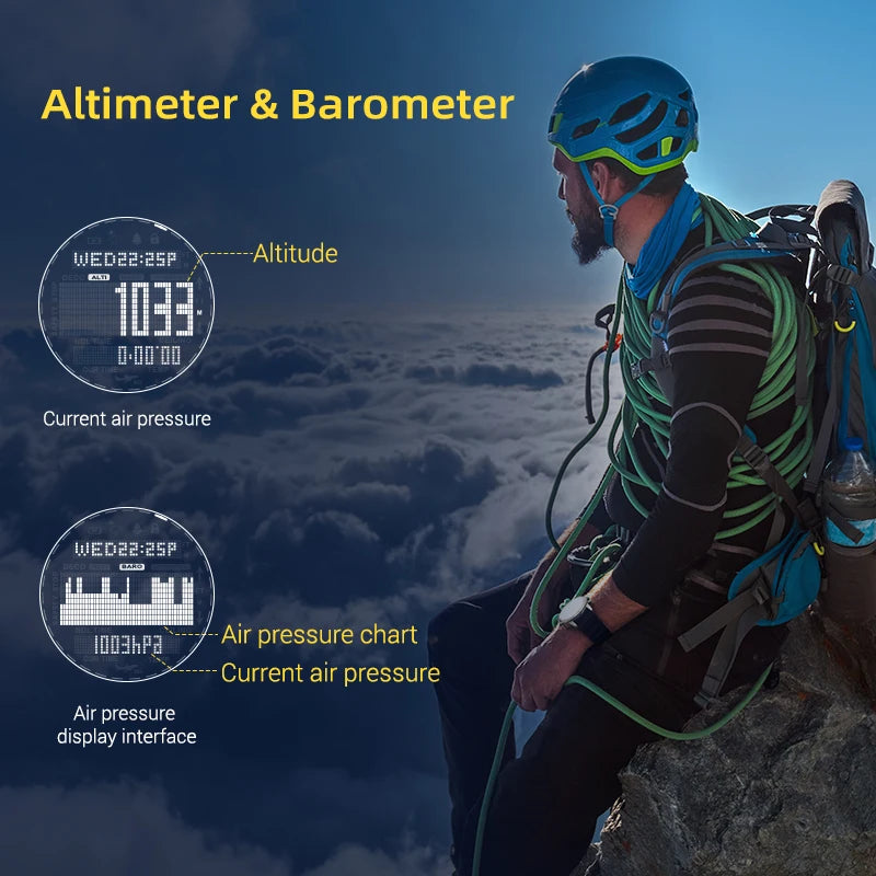 NORTH EDGE AQUA Digital Diving Computer Watch – 50M NDL Scuba Smash Price Shop Men's Watch