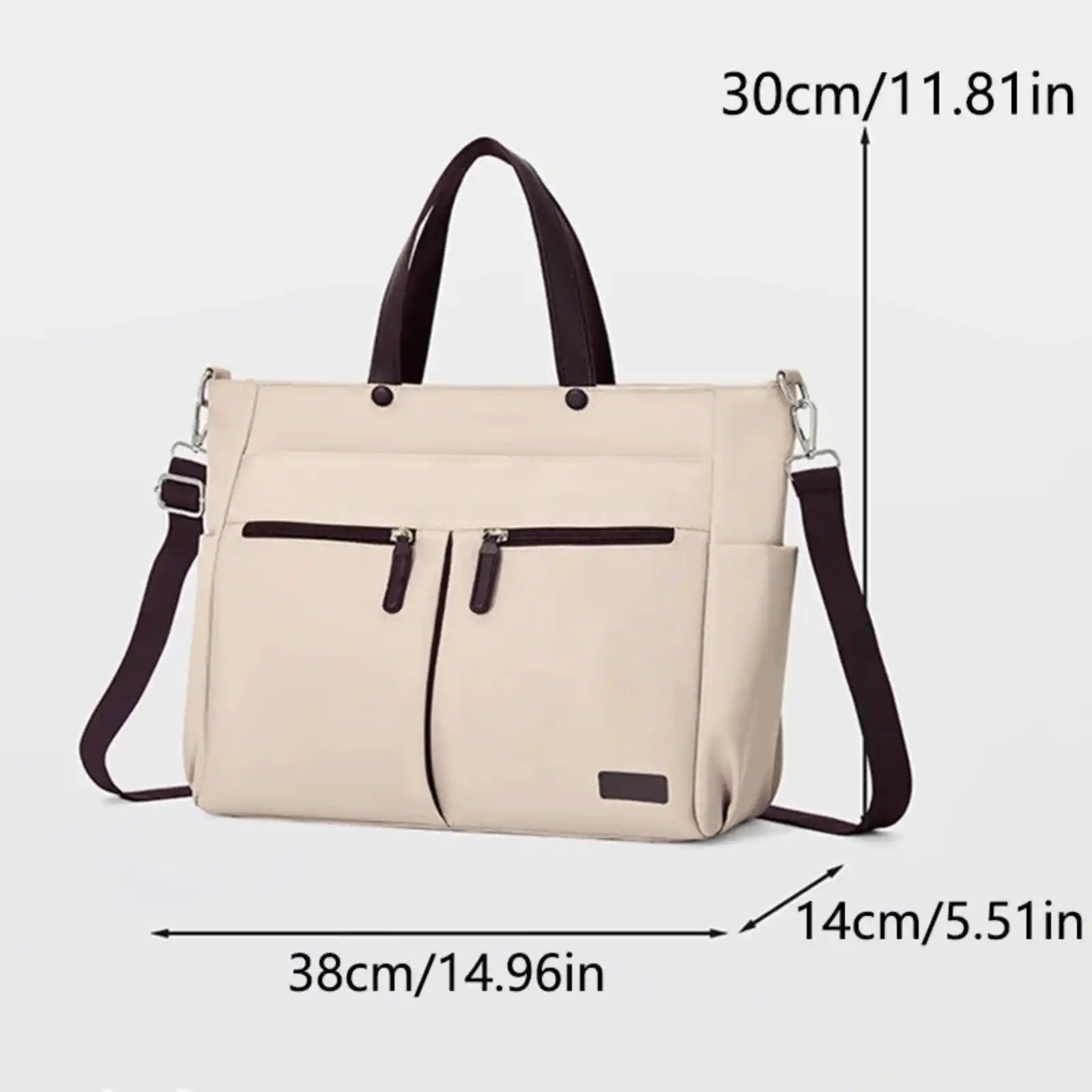 Nylon Commuter Laptop Shoulder Bag – product image 9