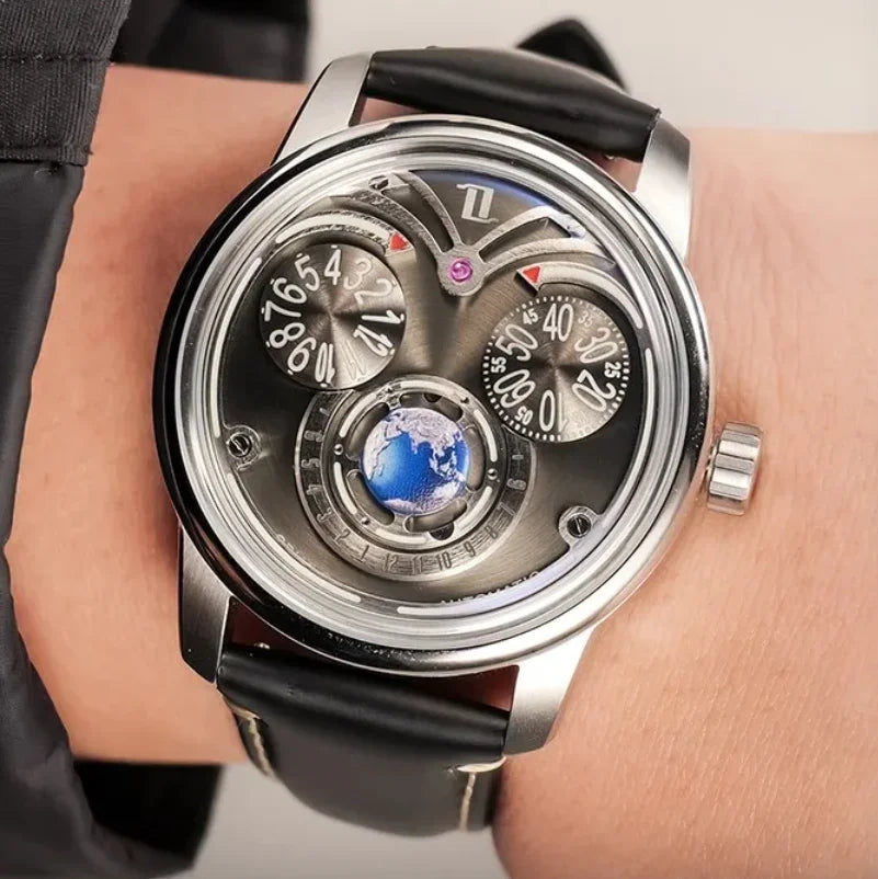 OBLVLO Eagle Eyes Automatic Men’s Watch – Sapphire 5ATM Smash Price Shop Men's Watch