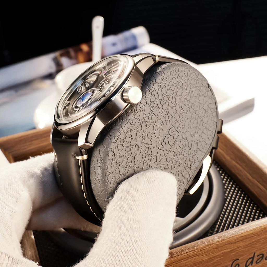 OBLVLO JM-EAGLE 42mm Automatic Men's Watch – Green Dial