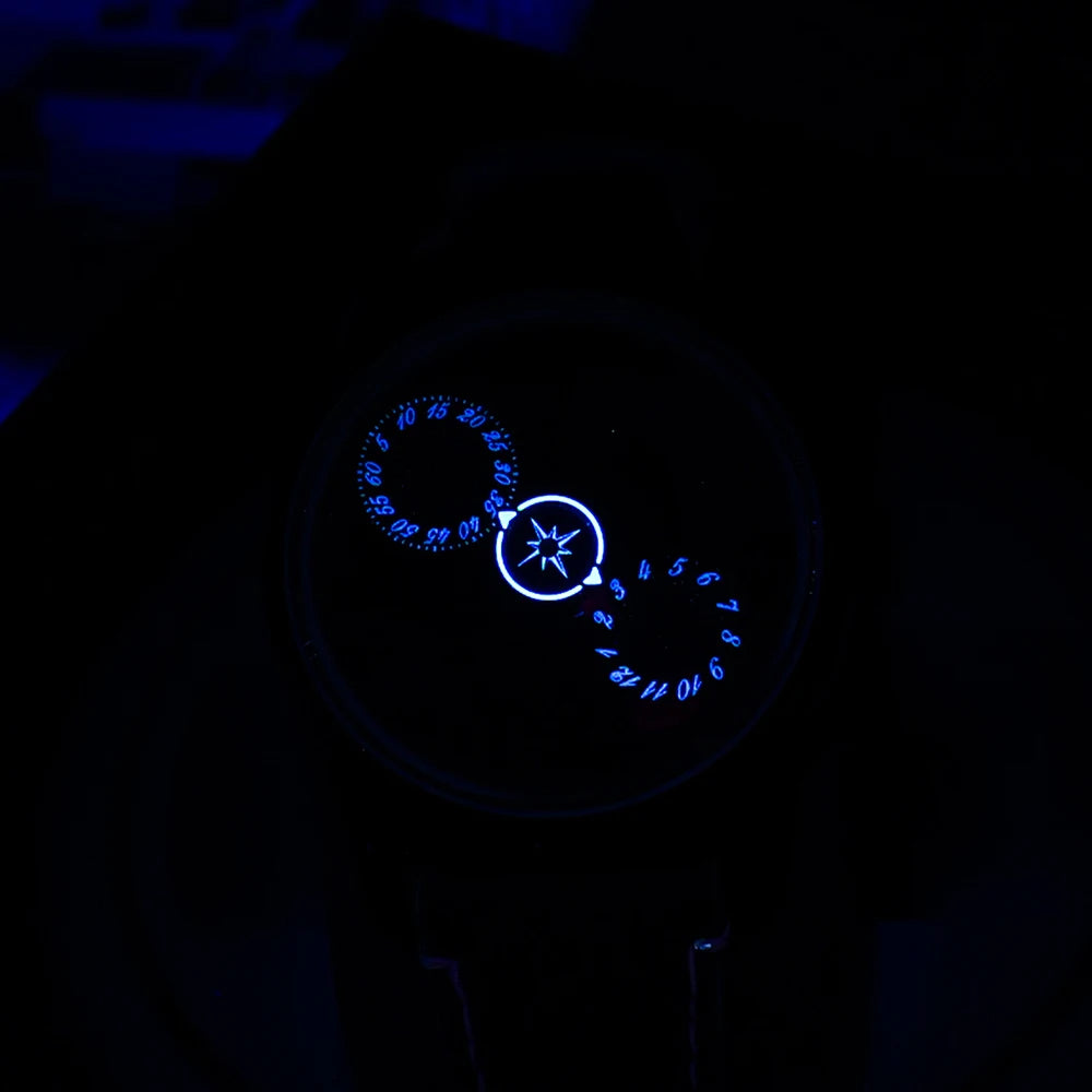 OBLVLO JM-EARTH Automatic Men's Watch – Earth Dial, Luminous Smash Price Shop Men's Watch