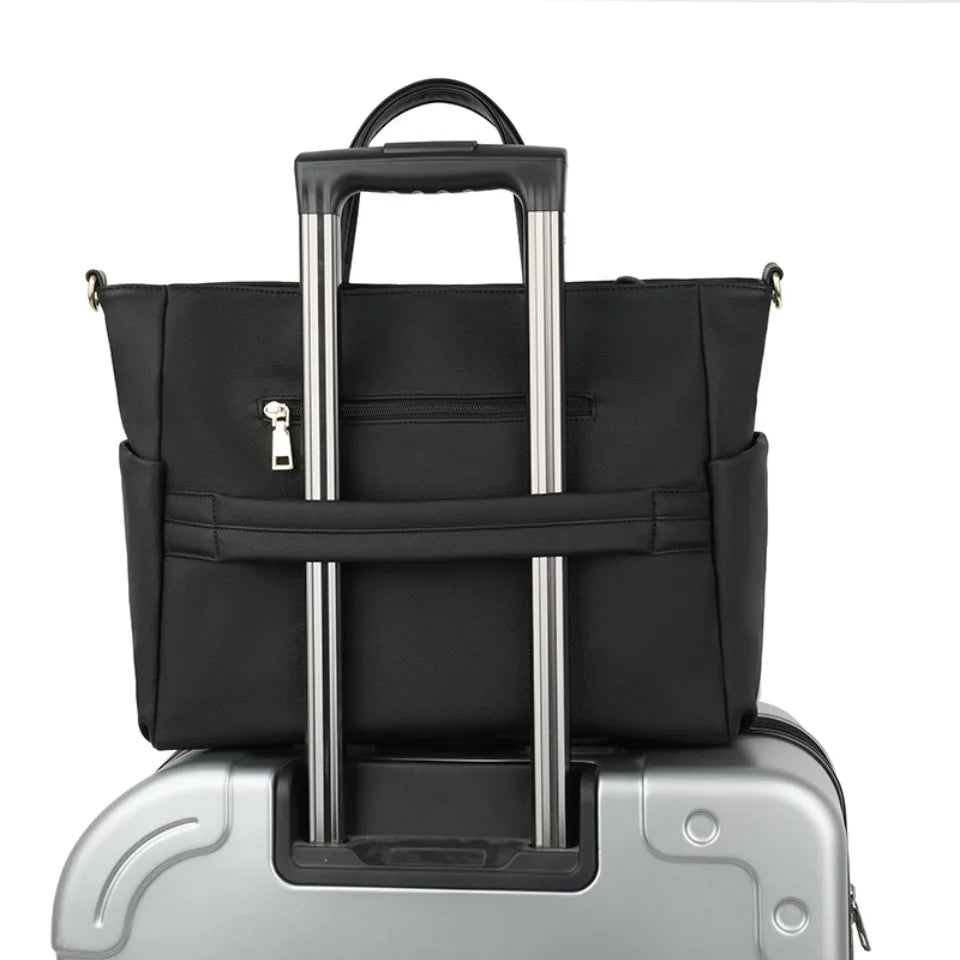 Oxford Laptop Tote Bag for Work & Travel – front view image 6