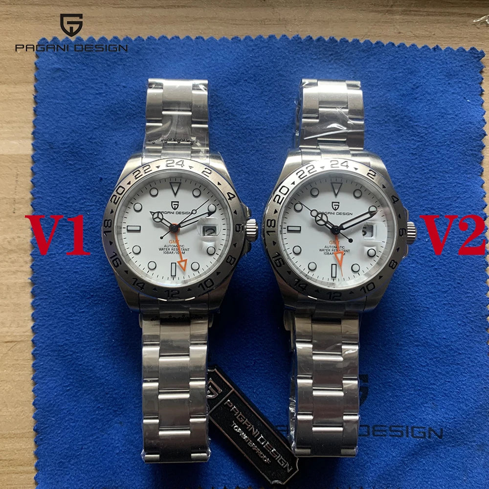 PAGANI Design 2024 GMT Automatic Watch for Men Smash Price Shop Men's Watch
