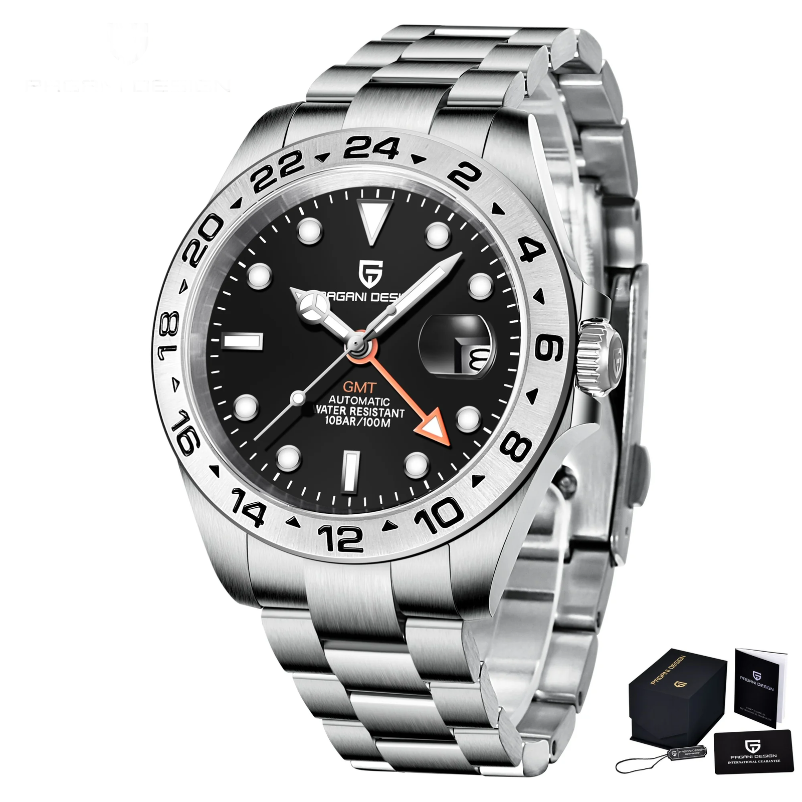 PAGANI Design 2024 GMT Automatic Watch for Men Smash Price Shop Men's Watch