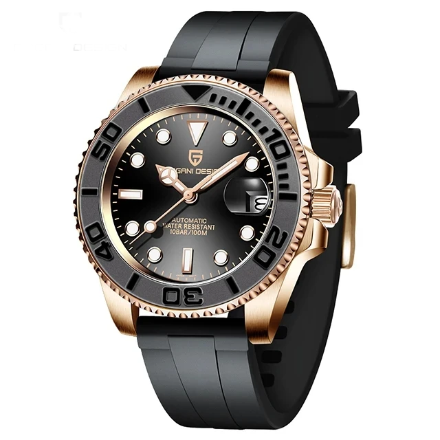 PAGANI DESIGN NH35 Dive Watch – Automatic, Ceramic Bezel, 10BAR