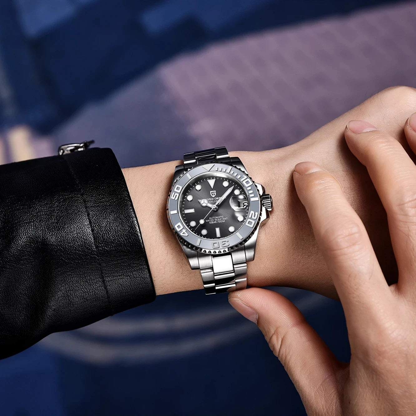 PAGANI DESIGN NH35 Dive Watch – Automatic, Ceramic Bezel, 10BAR