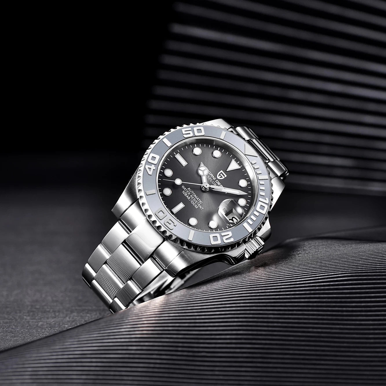 PAGANI DESIGN NH35 Dive Watch – Automatic, Ceramic Bezel, 10BAR