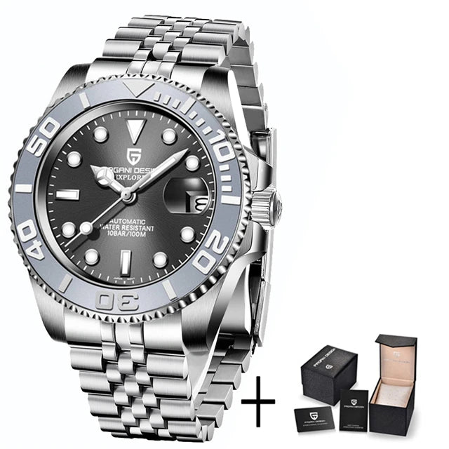 PAGANI DESIGN NH35 Dive Watch – Automatic, Ceramic Bezel, 10BAR