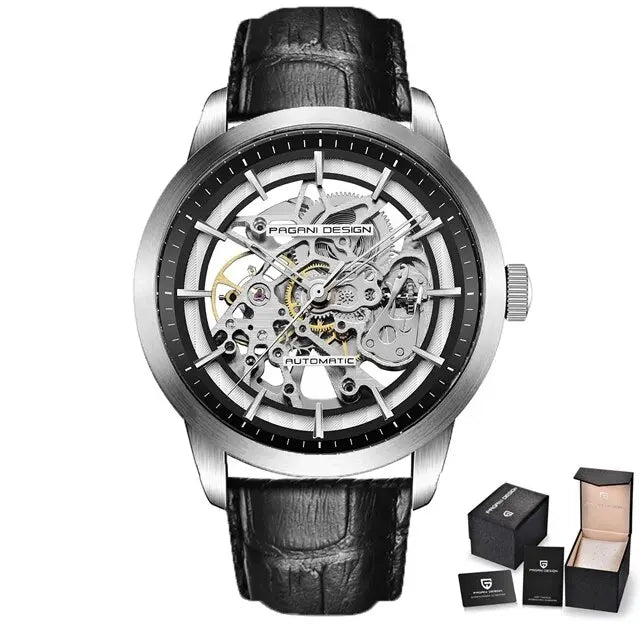 PAGANI DESIGN PD-1638 Automatic Men's Leather Watch