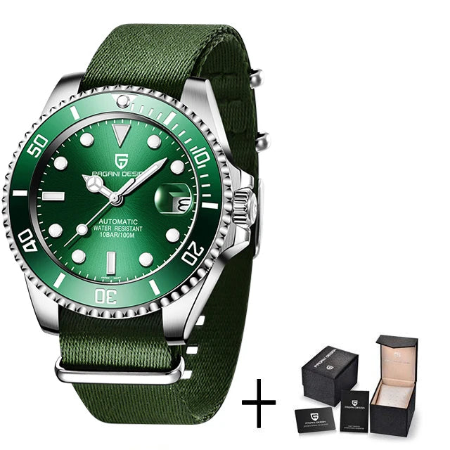 PAGANI DESIGN PD-1639 Automatic Men's Watch – Sapphire & Ceramic