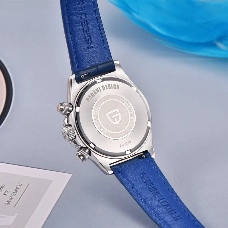 PAGANI DESIGN PD-1730 Luxury Diamond Quartz Watch – 36mm