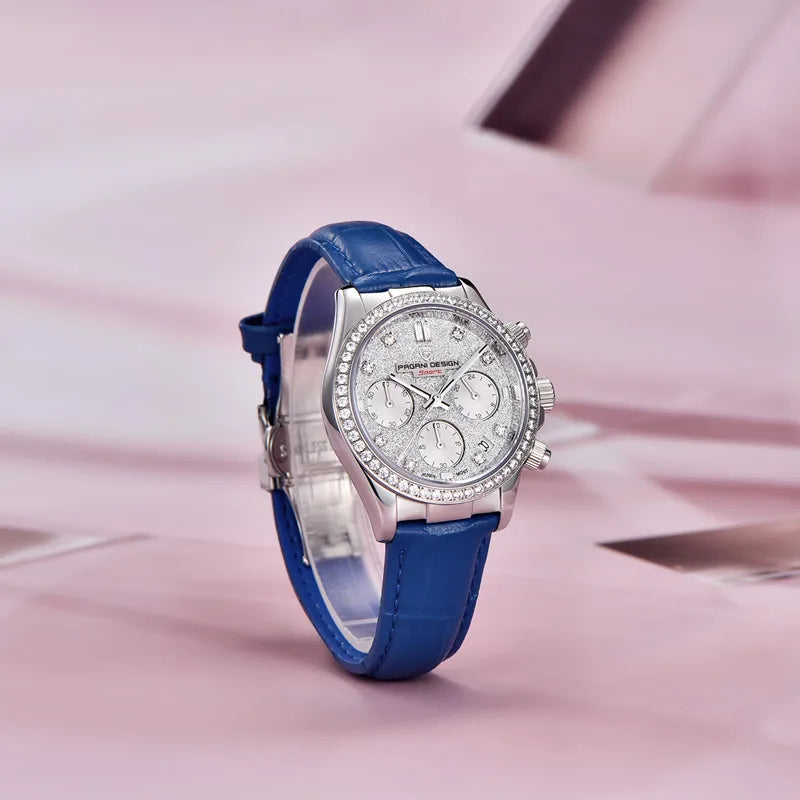PAGANI DESIGN PD-1730 Luxury Diamond Quartz Watch – 36mm