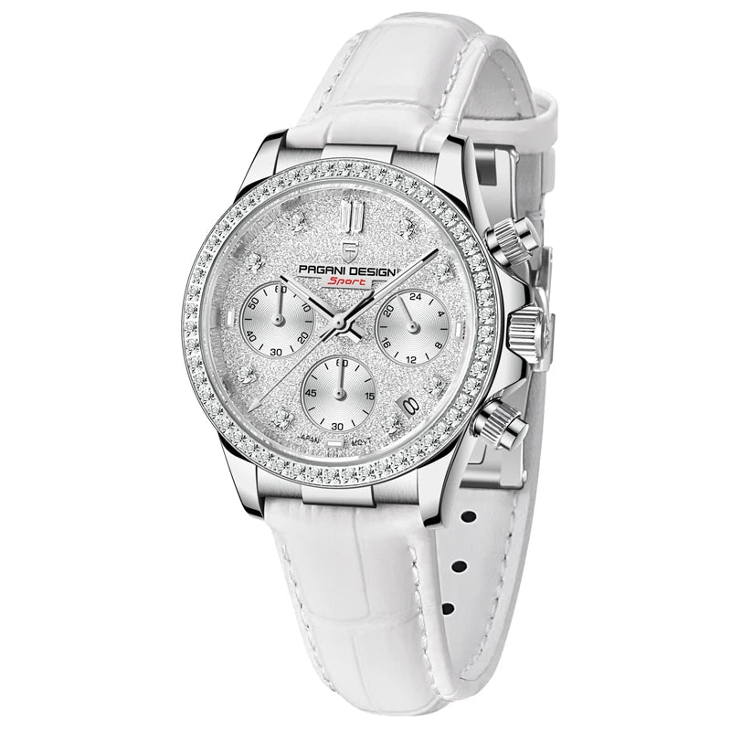 PAGANI DESIGN PD-1730 Luxury Diamond Quartz Watch – 36mm