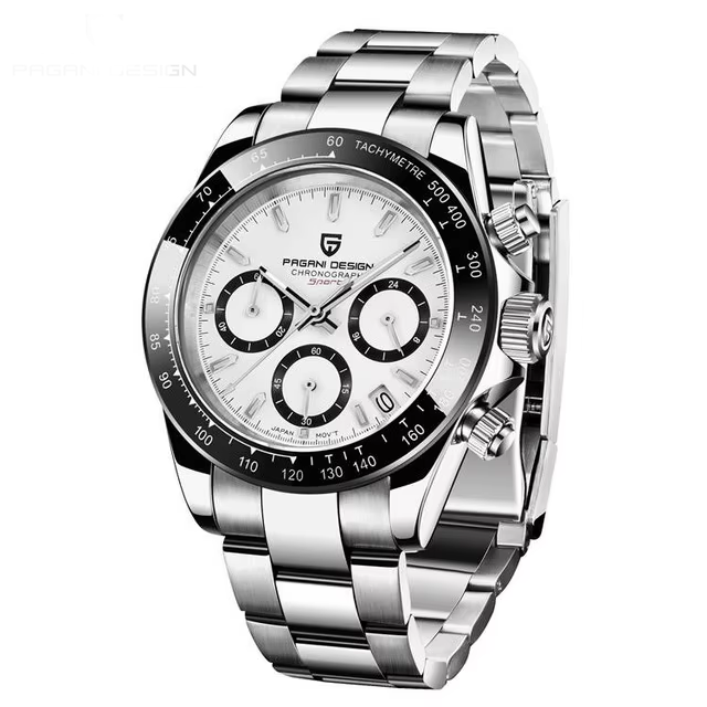 PAGANI DESIGN V2 40mm Retro Quartz Chronograph – Sapphire