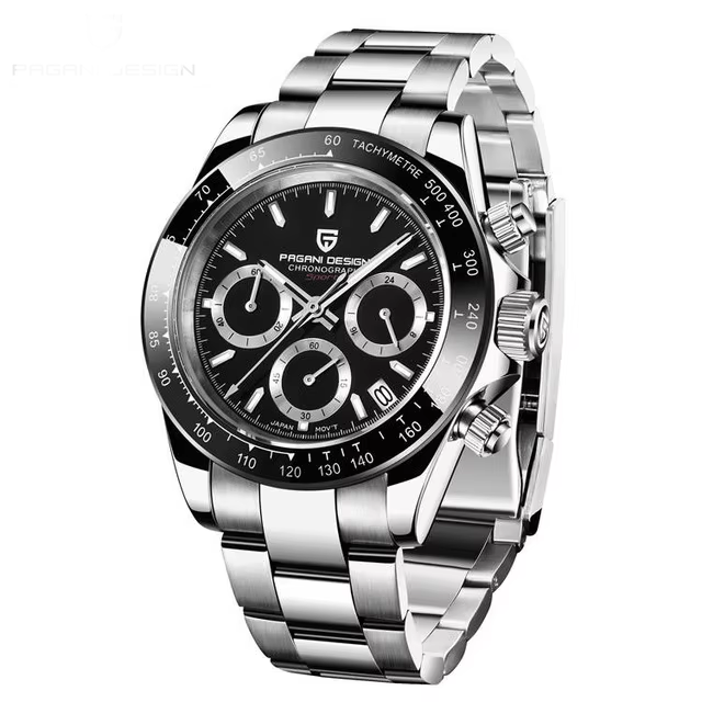 PAGANI DESIGN V2 40mm Retro Quartz Chronograph – Sapphire