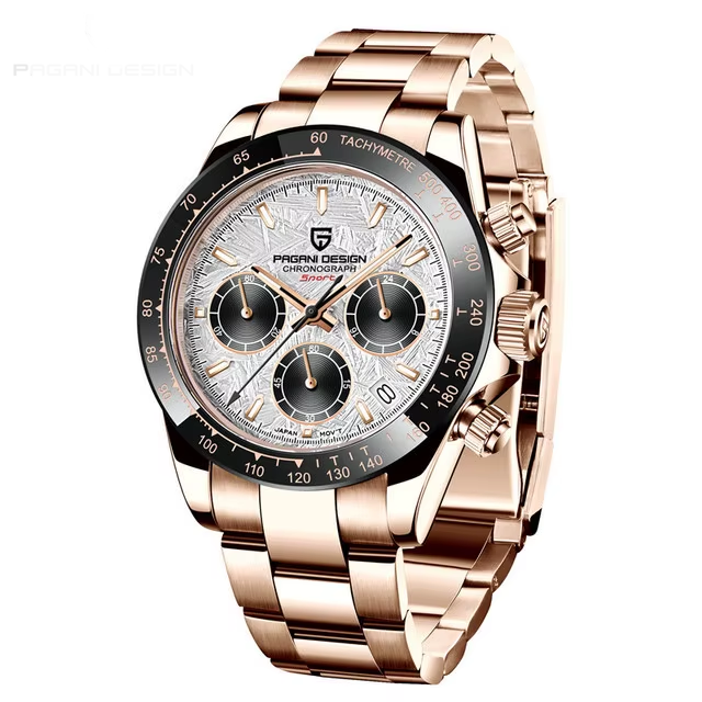 PAGANI DESIGN V2 40mm Retro Quartz Chronograph – Sapphire