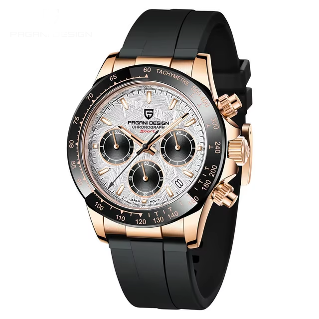 PAGANI DESIGN V2 40mm Retro Quartz Chronograph – Sapphire