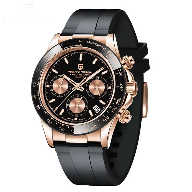 PAGANI DESIGN V2 40mm Retro Quartz Chronograph – Sapphire