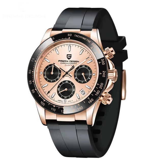 PAGANI DESIGN V2 40mm Retro Quartz Chronograph – Sapphire