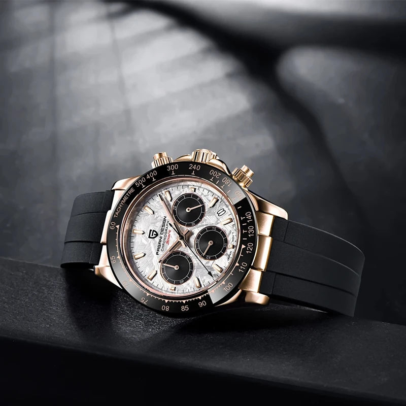 PAGANI DESIGN V2 40mm Retro Quartz Chronograph – Sapphire