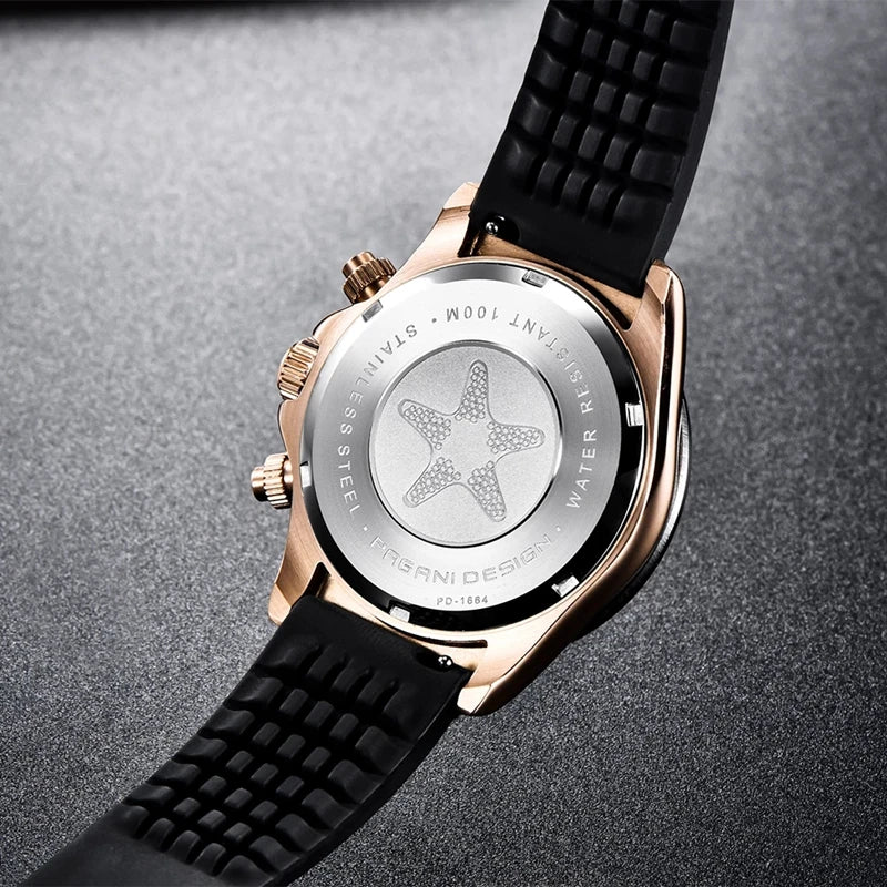 PAGANI DESIGN V2 40mm Retro Quartz Chronograph – Sapphire