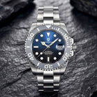 Steel white blue