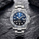 Steel white blue
