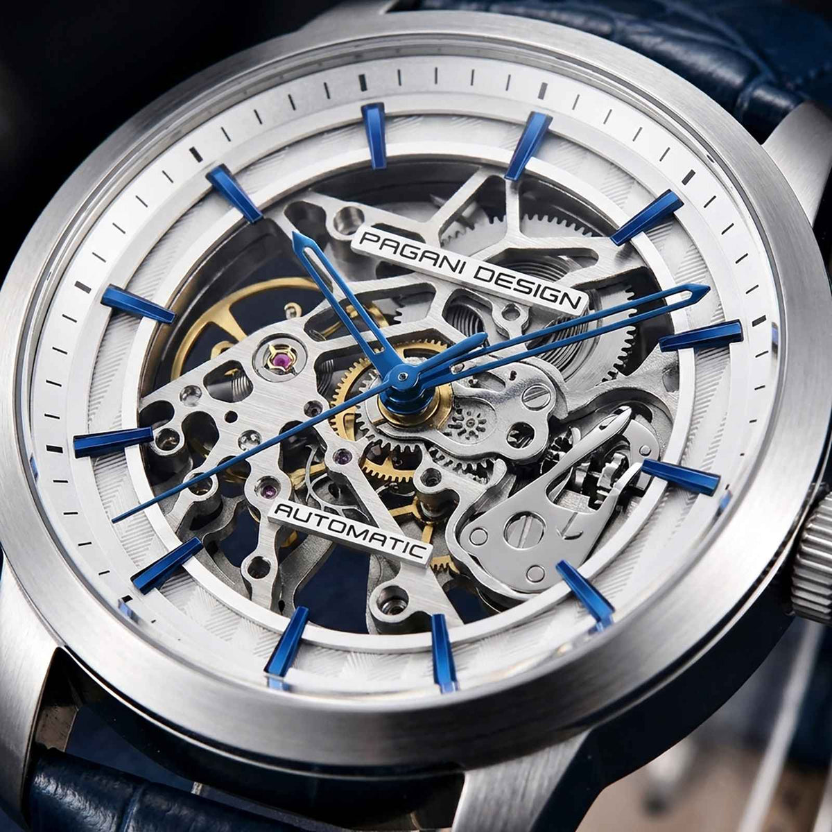 Pagani PD-1638 Skeleton Automatic Watch – 10ATM Smash Price Shop Men's Watch