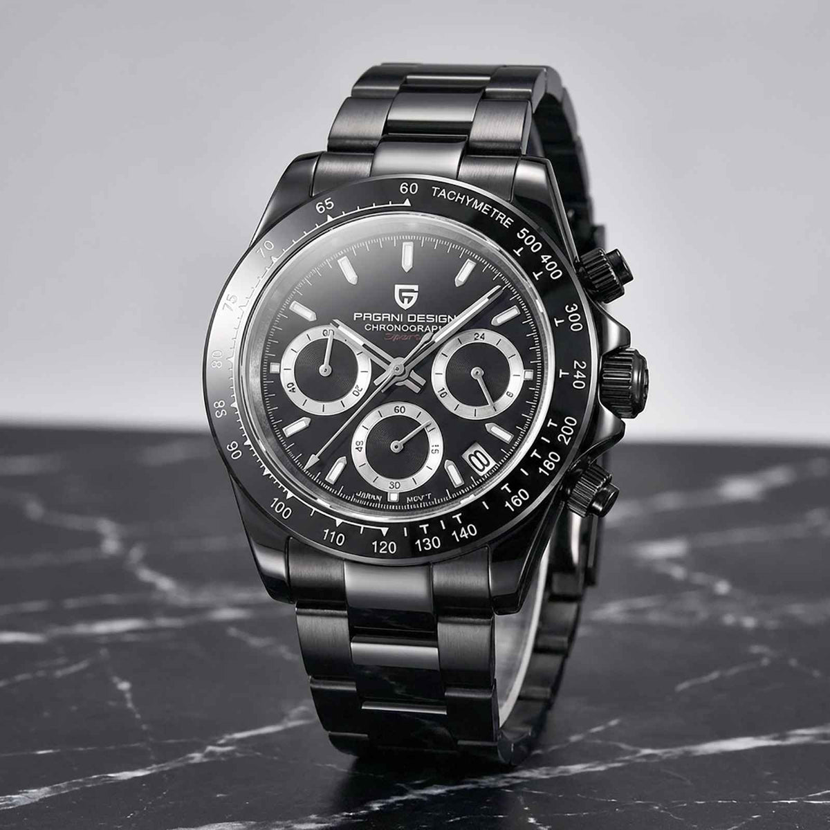 Pagani PD-1644 Chronograph Watch – 10BAR Steel Smash Price Shop Men's Watch