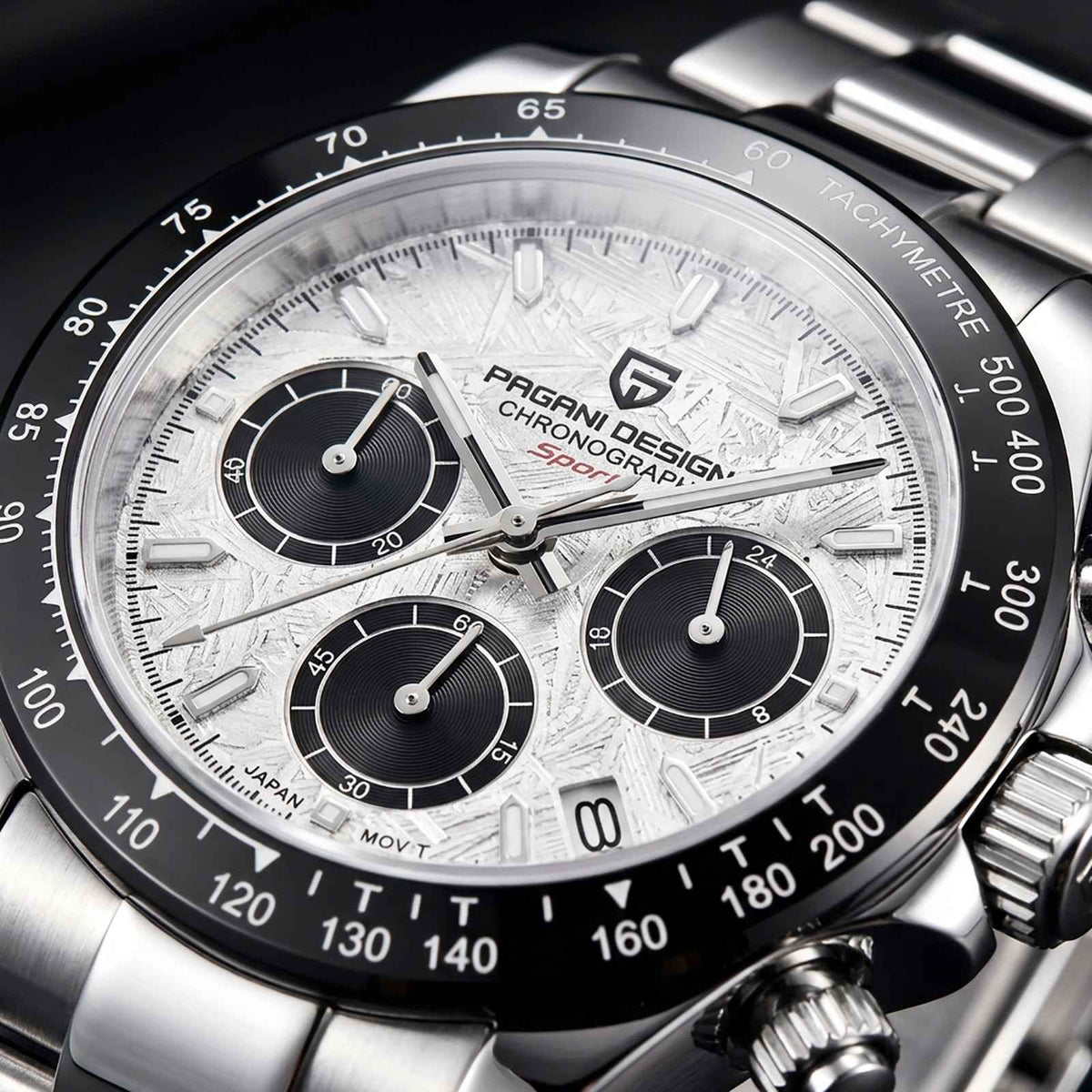 Pagani PD-1644 Chronograph Watch – 10BAR Steel Smash Price Shop Men's Watch