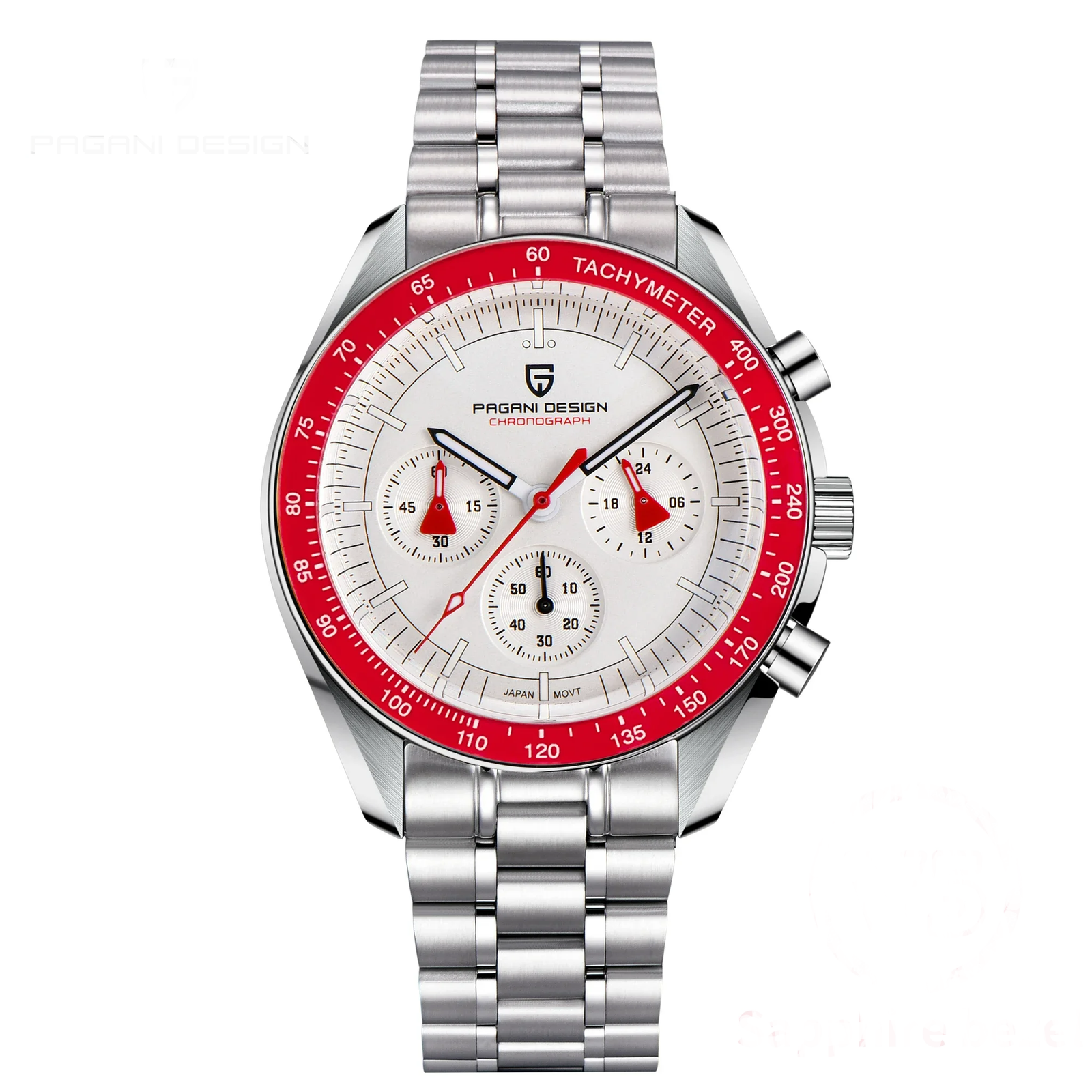 PAGANI PD-1701 Chronograph Watch – VK63, Sapphire, 10BAR