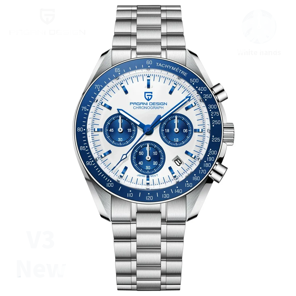 PAGANI PD-1701 Chronograph Watch – VK63, Sapphire, 10BAR