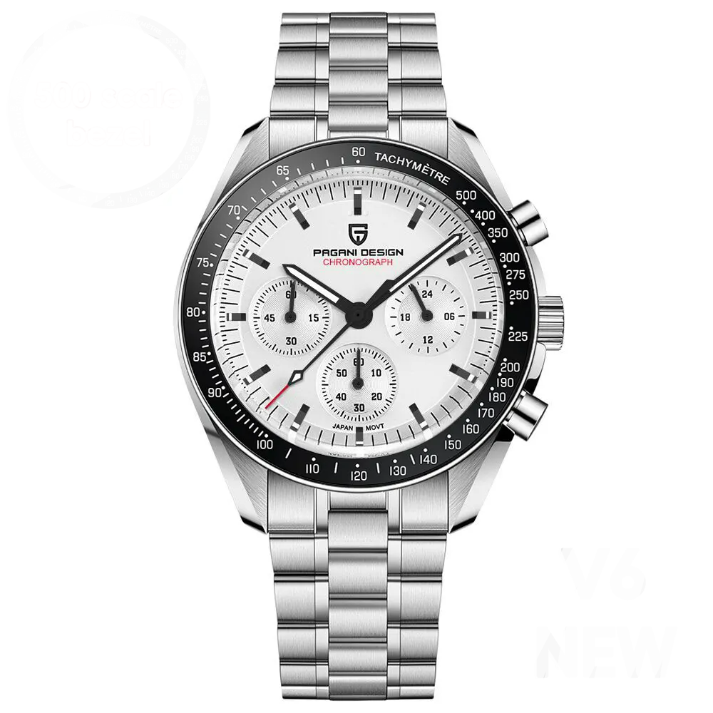 PAGANI PD-1701 Chronograph Watch – VK63, Sapphire, 10BAR
