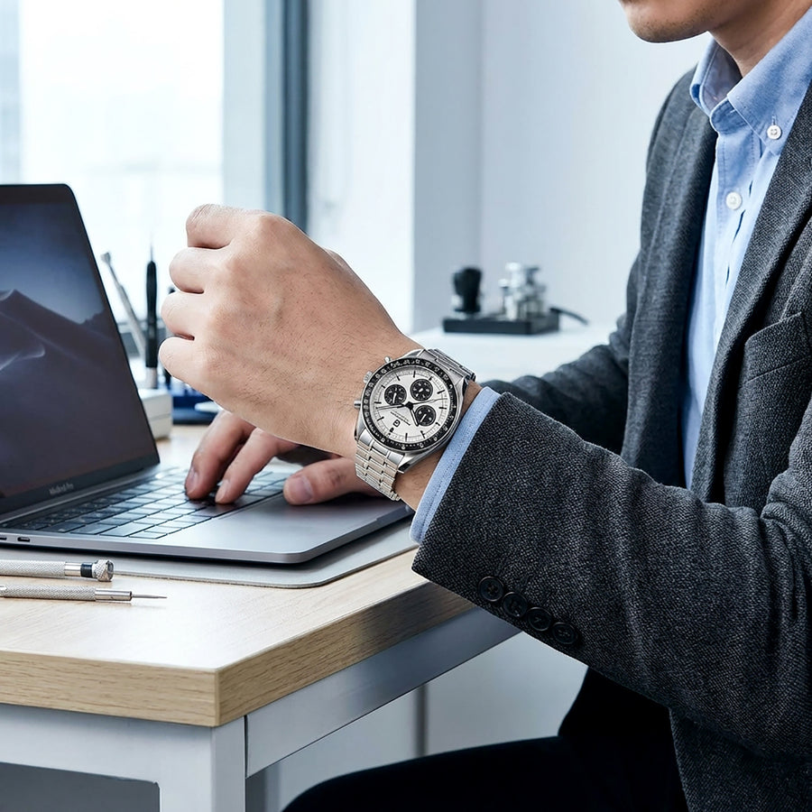 PAGANI PD-1701 Chronograph Watch – VK63, Sapphire, 10BAR Smash Price Shop Men's Watch