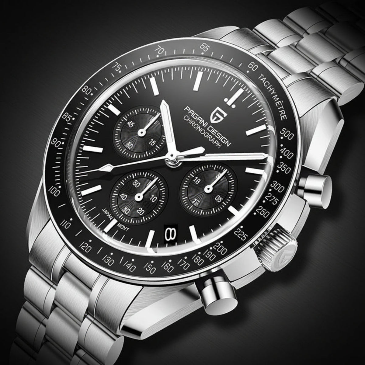 PAGANI PD-1701 Chronograph Watch – VK63, Sapphire, 10BAR Smash Price Shop Men's Watch