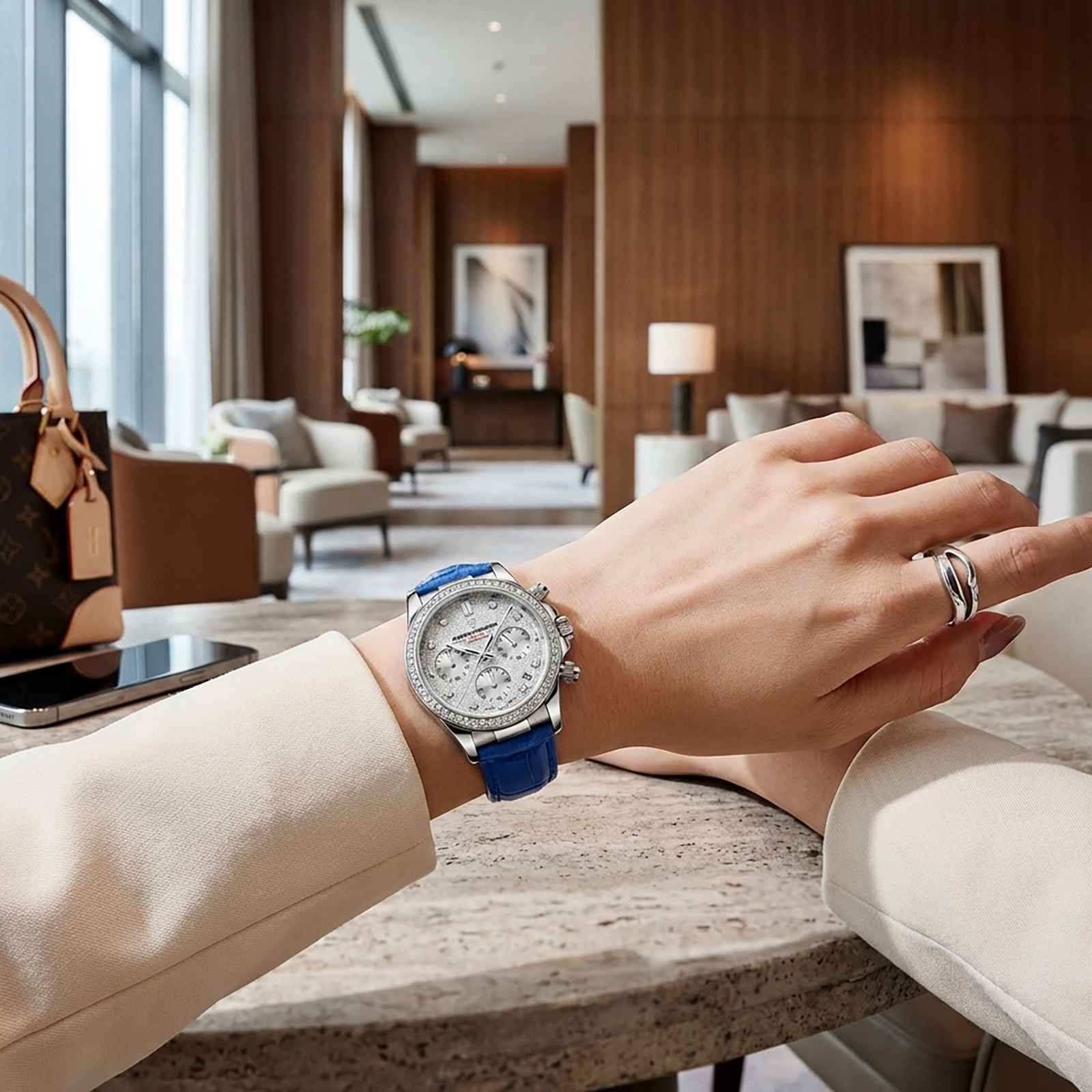 Pagani PD-1730 Diamond Women’s Watch – Sapphire 36mm Smash Price Shop Women's Watch