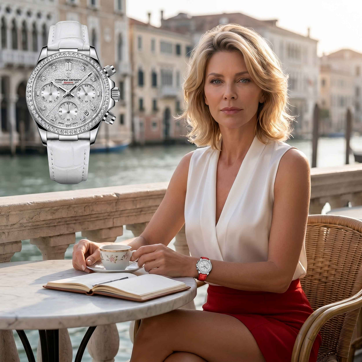 Pagani PD-1730 Diamond Women’s Watch – Sapphire 36mm Smash Price Shop Women's Watch