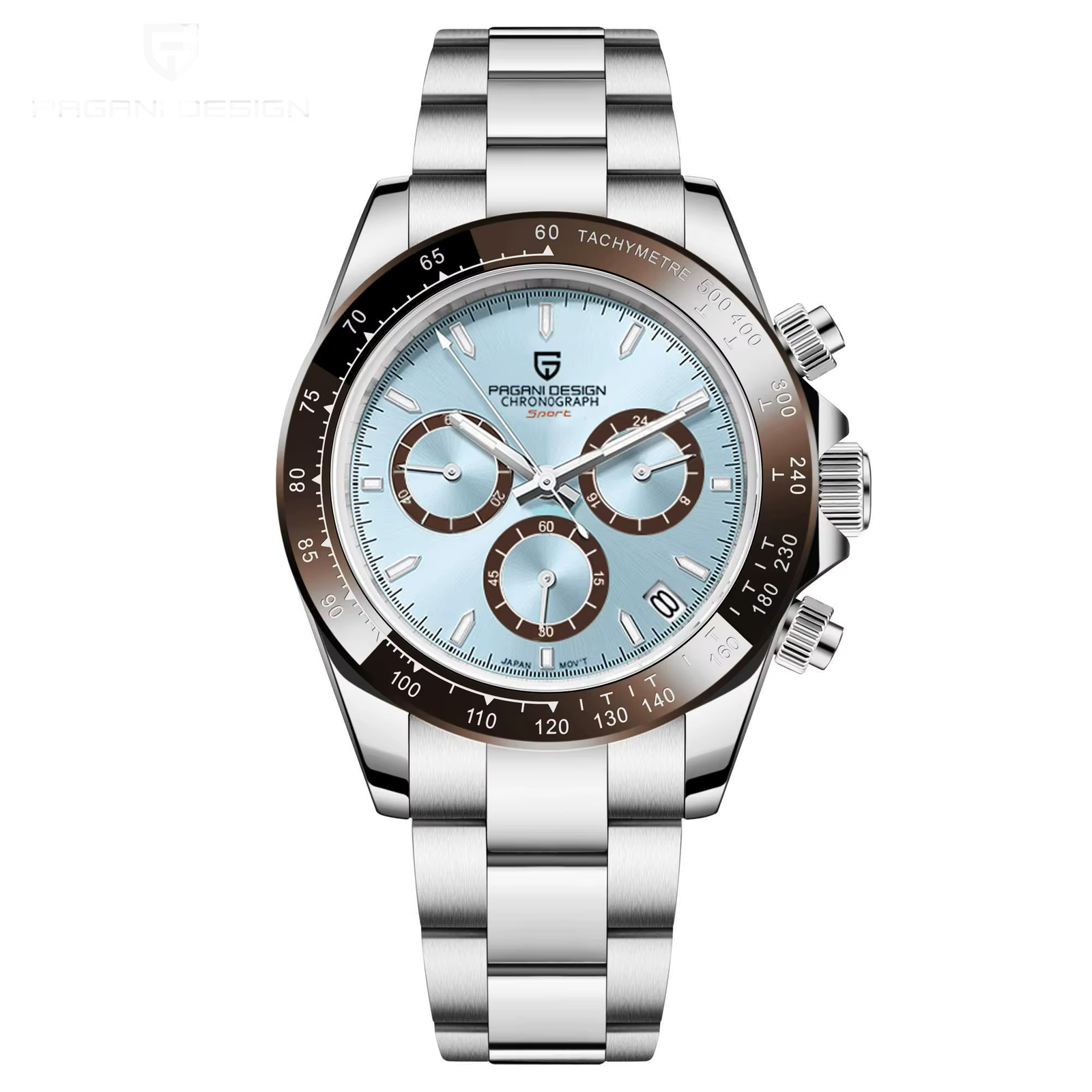 PAGANI PD1644 Chronograph Watch – Chocolate, Quartz, 10BAR