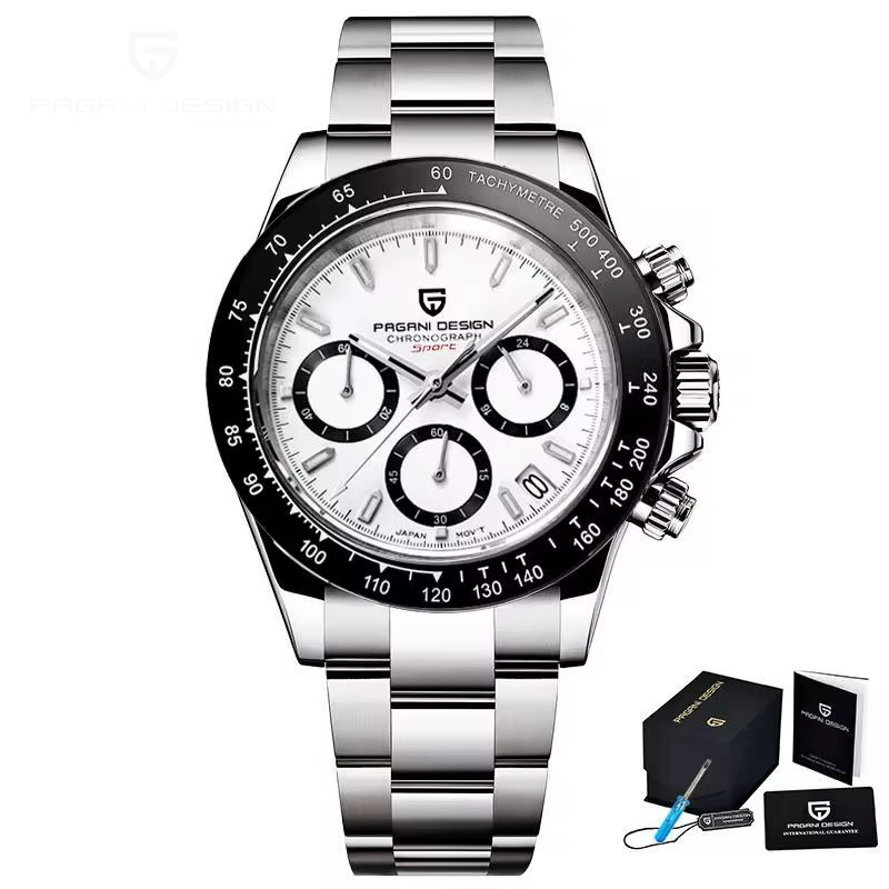 PAGANI PD1644 Chronograph Watch – Chocolate, Quartz, 10BAR