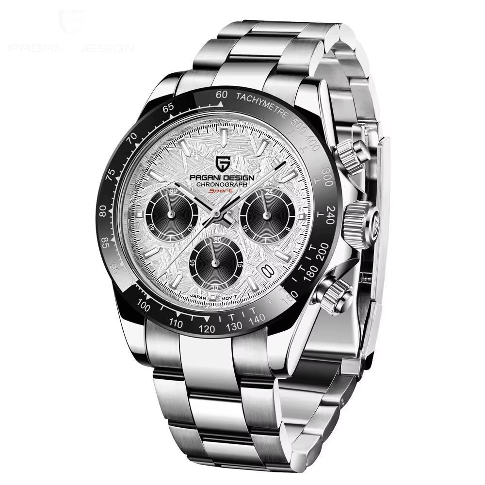 PAGANI PD1644 Chronograph Watch – Chocolate, Quartz, 10BAR