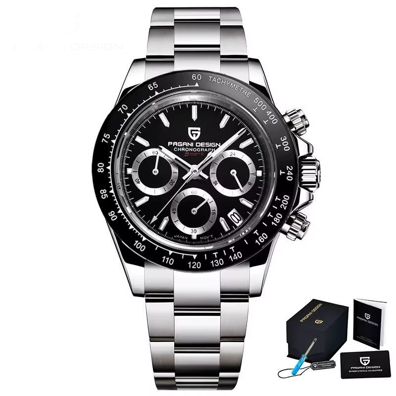 PAGANI PD1644 Chronograph Watch – Chocolate, Quartz, 10BAR