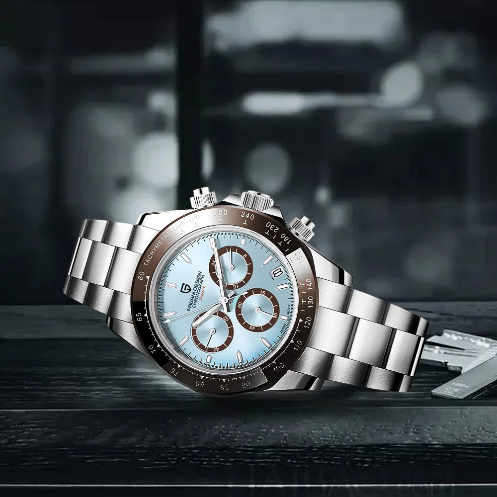 PAGANI PD1644 Chronograph Watch – Chocolate, Quartz, 10BAR